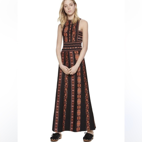 M Missoni Fall 2017 Ready to Wear Collection Knit Maxi Dress - Size Small - Picture 1 of 9